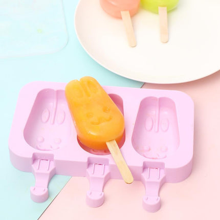 Cute Rabbit Ice Cream Molds