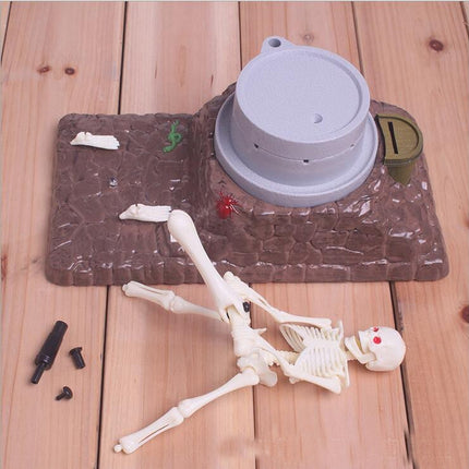 Grinding Scary Skeleton Coin Box