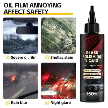 Quick Easy Glass Polishing Stain Cleaner