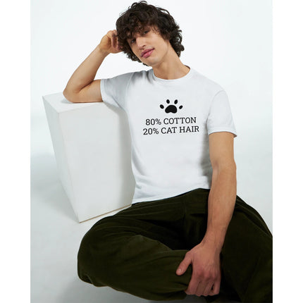 80% Cotton 20% Cat Hair Creative T-Shirt