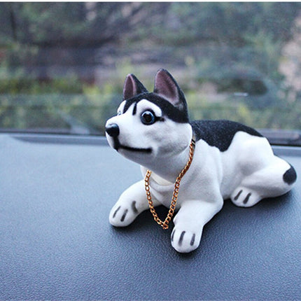 Cute Head Shaking Dogs Car Decor