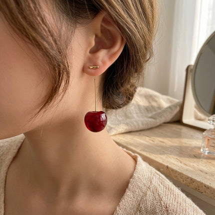 Cherry Fruit European Style Earrings