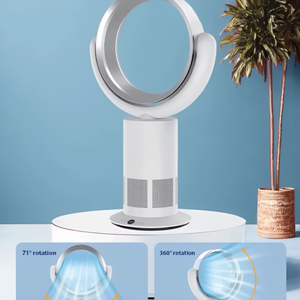 Hyper Flow 3D Hologram Bladeless Fan Projector
