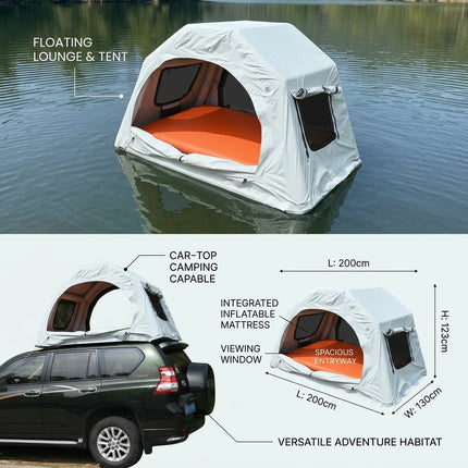 Four Season Inflatable Car Roof Camping Tent