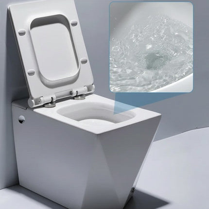 Geometric Edge Minimalist Intelligent Modern Toilet