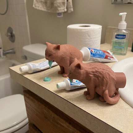 Hangover Cat Toothpaste Dispenser