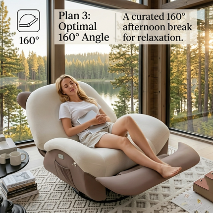 Ergonomic Comfortable Italian Style Rocking Chair