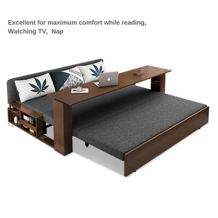 Desk Compact Multifunctional Wooden Minimalist Sofa Bed