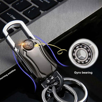 Multifunctional 360 Rotating Car Keychain