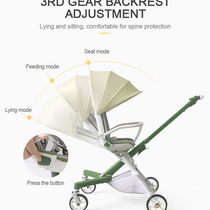 360 Rotating Folding Easy Travel Folding Baby Stroller