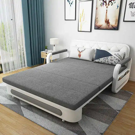 Modern Space-Saving Built-In Storage Sofa Bed