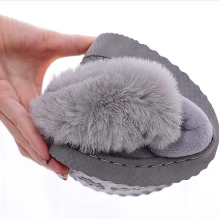 Rabbit Ear Fluffy Indoor Slippers