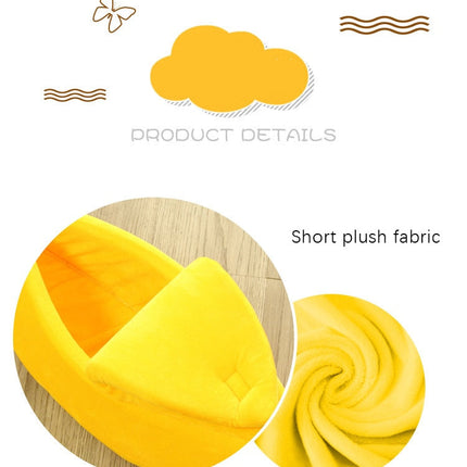 4 Colors Cute Banana Peel Cat House