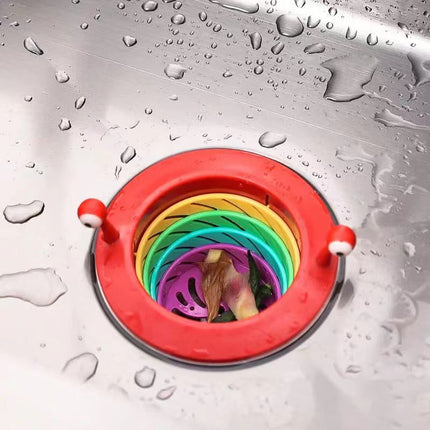 Little Monster Colorful Foldable Sink Strainer Basket