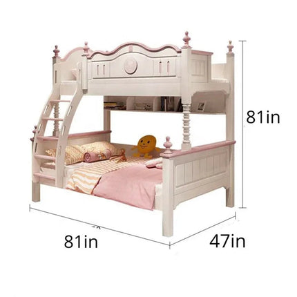 Fairy Tale Princess Castle Kids Bunk Bed