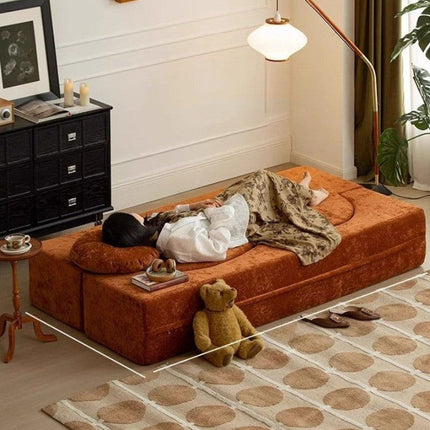 Dual-Mode Foldable Minimalist Sofa Bed