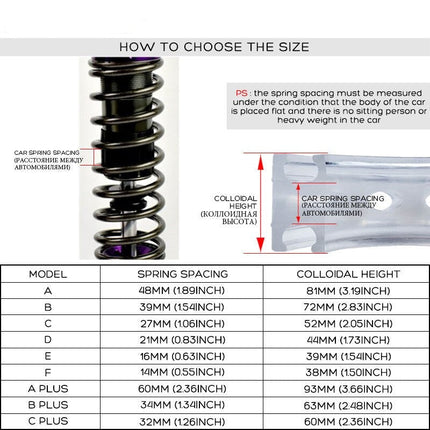 Car Comfort Shock Absorber Spring Bumper