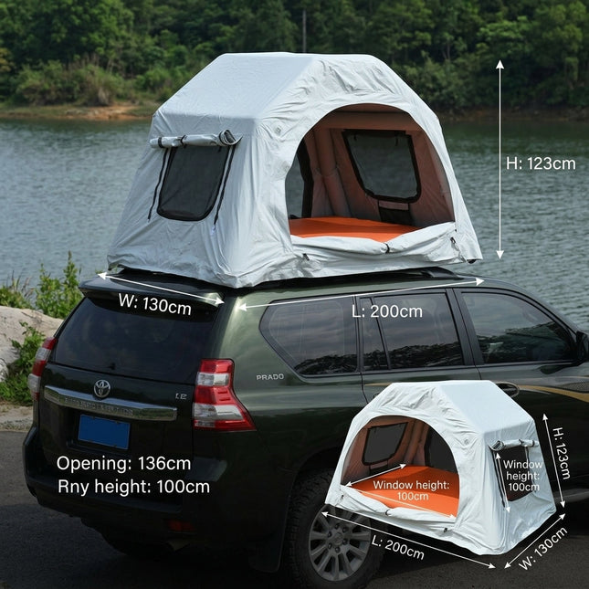 Four Season Inflatable Car Roof Camping Tent