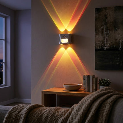 Color Flow Motion Sensor Wall Light