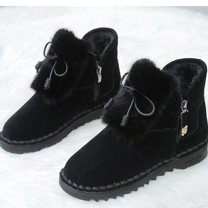 Chunky Padded Women Ankle Snow Boots