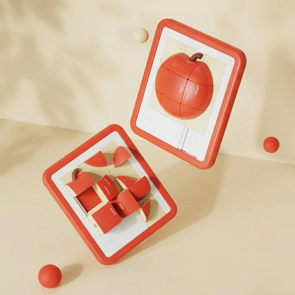 Apple Sliding Block Logic Puzzle Toy