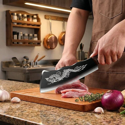 Dragon Edge Engraved Knife