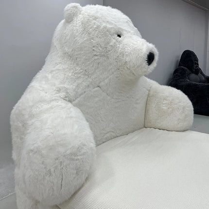 Polar Bear Giant Plush Cozy Bed