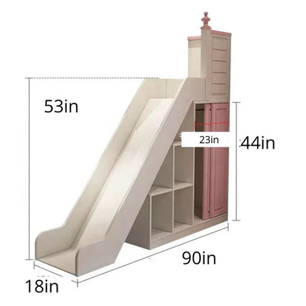 Fairy Tale Princess Castle Kids Bunk Bed