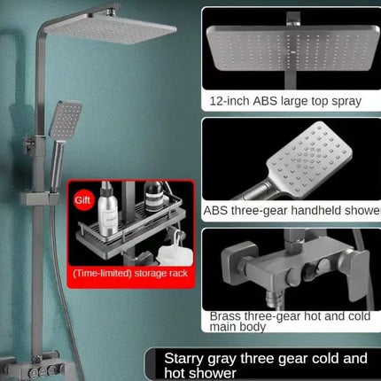 Smart Thermostatic Digital LCD Bidet Sprayer Elegant Shower Set