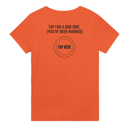 Tap For a Dad Joke Funny Cotton T-Shirt