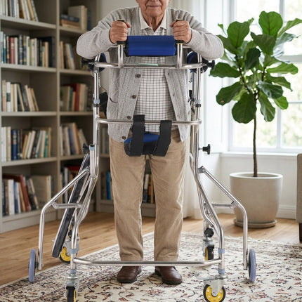 6-Wheel Rehabilitation Anti-Rollover Senior Walker