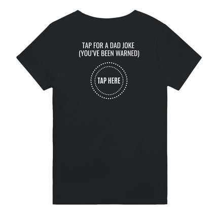 Tap For a Dad Joke Funny Cotton T-Shirt