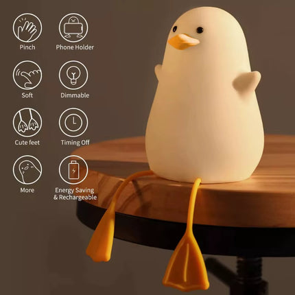 Charming Duck Soft Glow LED Desk Lamp