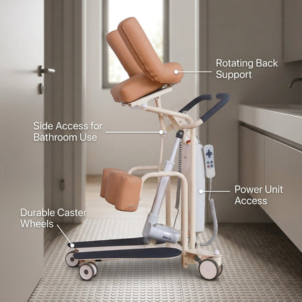 Easy Lift Patient Elderly Mobility Transfer Chair