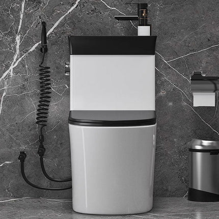 Japanese Style Space-Saving Integrated Sink Toilet
