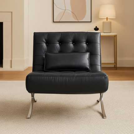 Italian Design Foldable Leather Convertible Sofa Bed