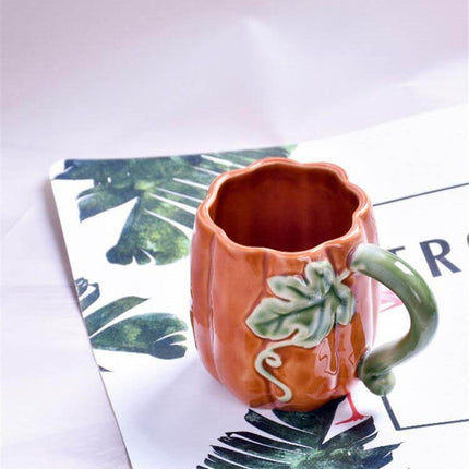 Pumpkin Ceramic Kitchen Mug Bowl