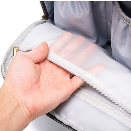 Large Capacity USB Mom Baby Diaper Backpack