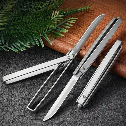 Sharp Edge Stainless Compact Folding Knife