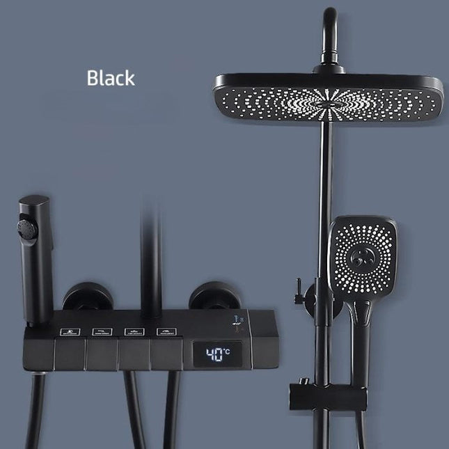 Elegant Symphony Rainfall Digital Shower Set