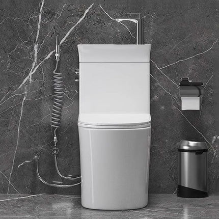 Japanese Style Space-Saving Integrated Sink Toilet
