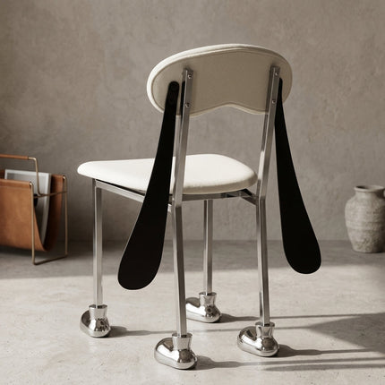Funny Ears Dog Silhouette Accent Chair