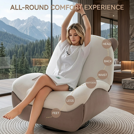 Ergonomic Comfortable Italian Style Rocking Chair