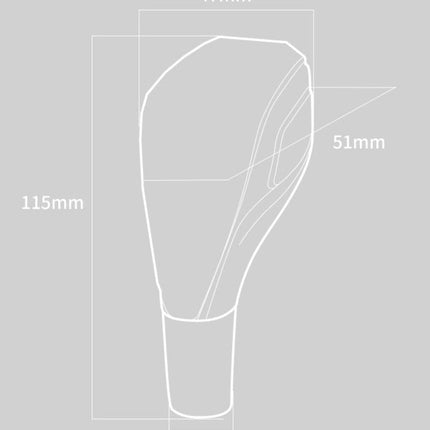 Universal Crystal Handle Shift Stick Knob