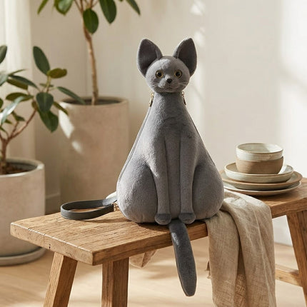 Sphinx Sculpted Cat Backpack