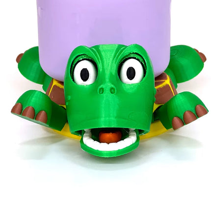 Panicked Turtle Mug Holder Coaster
