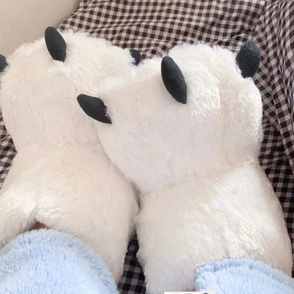 Bear Claw Winter Furry Slippers