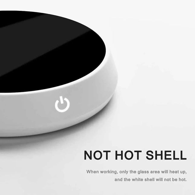 Gravity-Induction Quick Mug Warmer Coaster