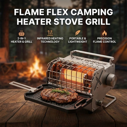 Flame Flex Camping Heater Stove Grill