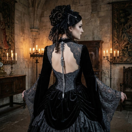 Bionic Gothic Style Spinal Back Jewelry